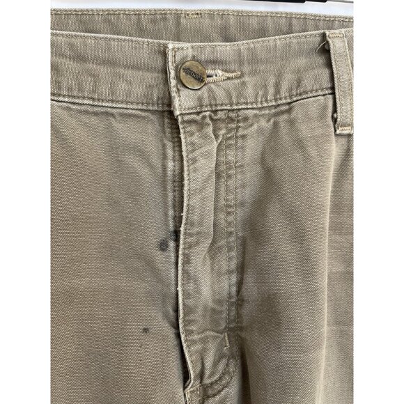 Carhartt Men Carpenter Loose Fit Khaki Work Pants 38x29 American Workwear Grunge - Picture 12 of 13